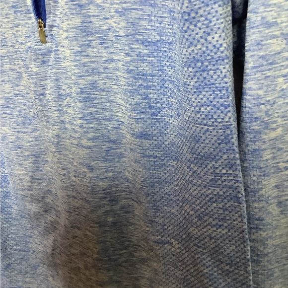 Nike Dri-Fit Blue 1/4 Zip Athletic Pullover Top Women’s Large Texting Wrists - Picture 4 of 16